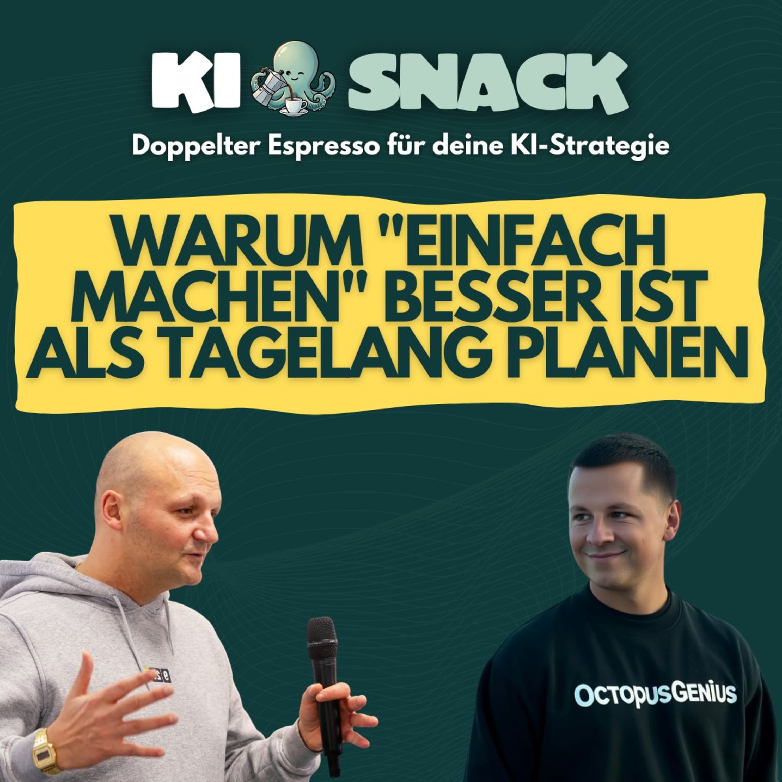 KI-Snack: Warum "Einfach Machen" besser ist als tagelang planen.