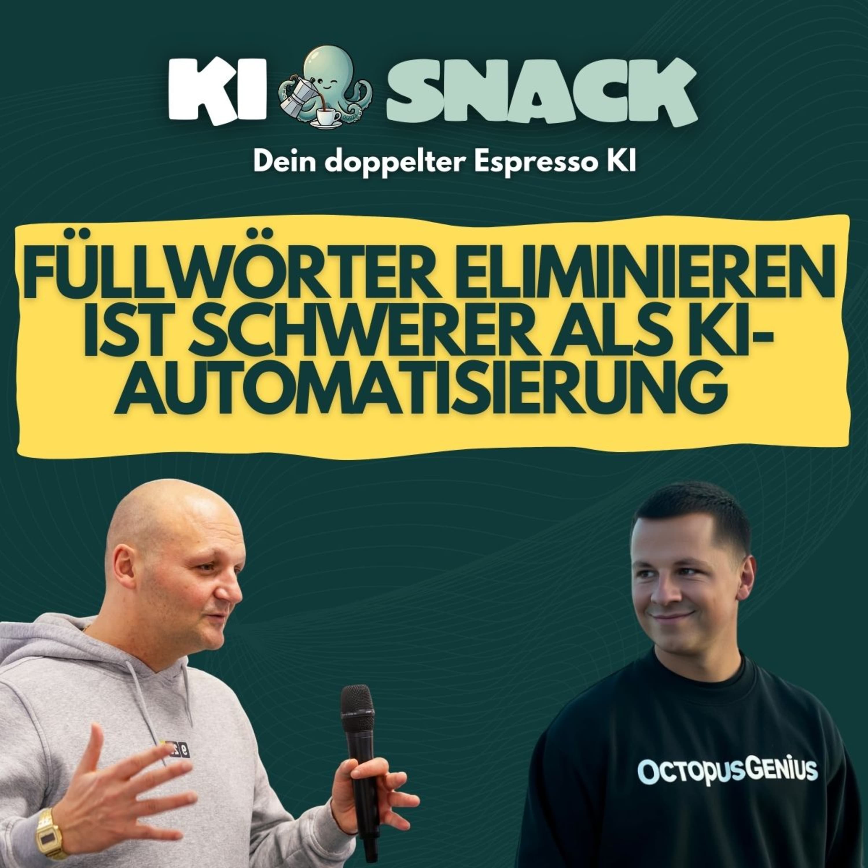 KI-Snack: Füllwörter eliminieren ist schwerer als KI-Automatisierung