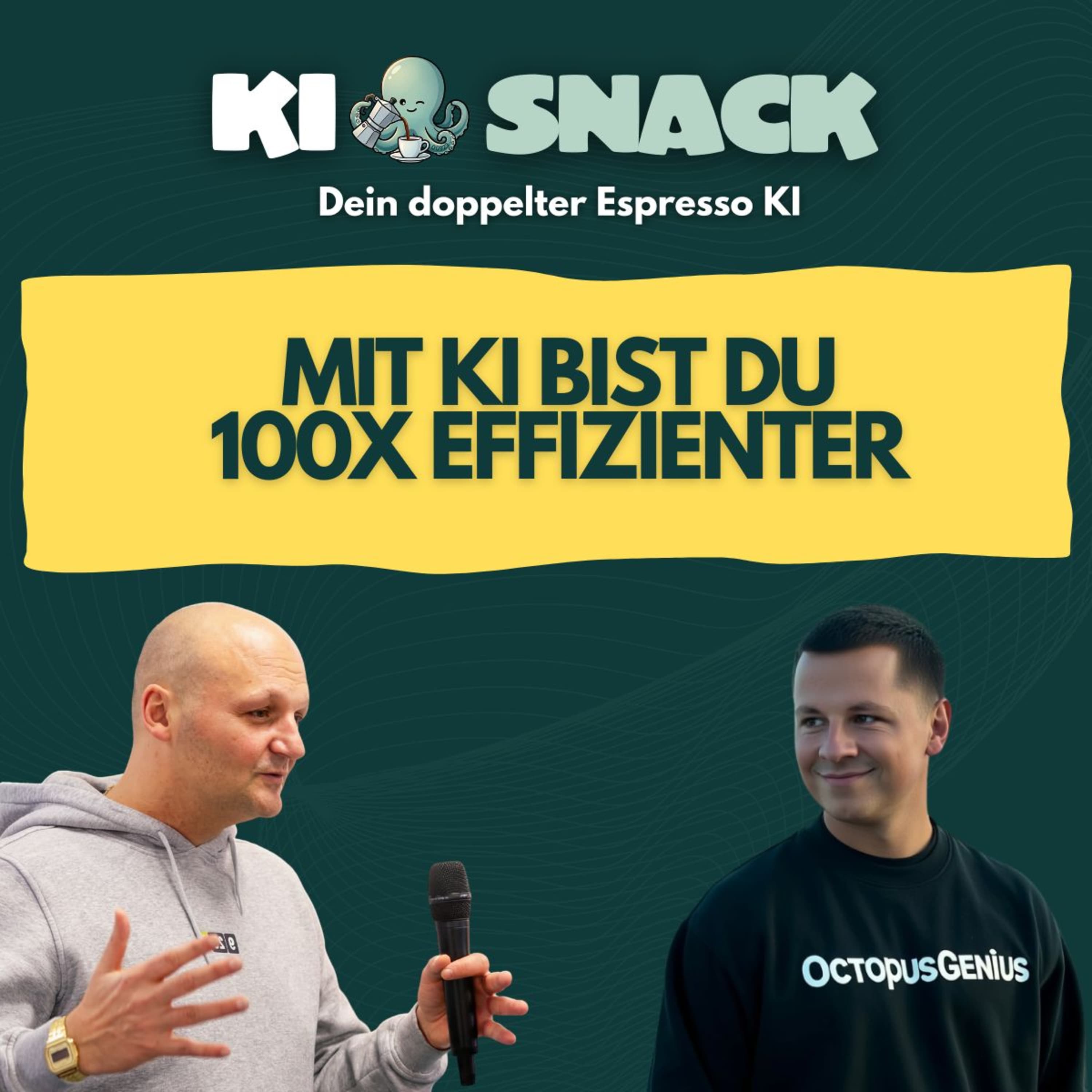 KI-Snack: Mit KI bist du 100x effizienter.