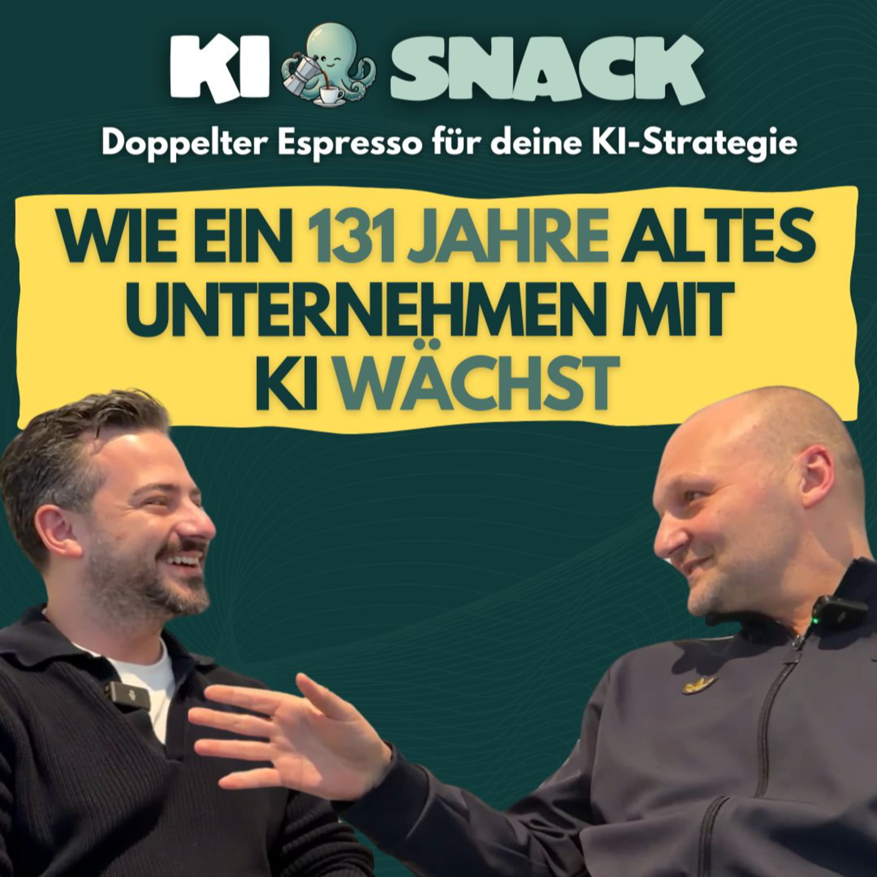 KI-Snack: Falke Socken x KI: Wie ein 131 Jahre altes Unternehmen mit KI wächst | Vito Rigante im Interview