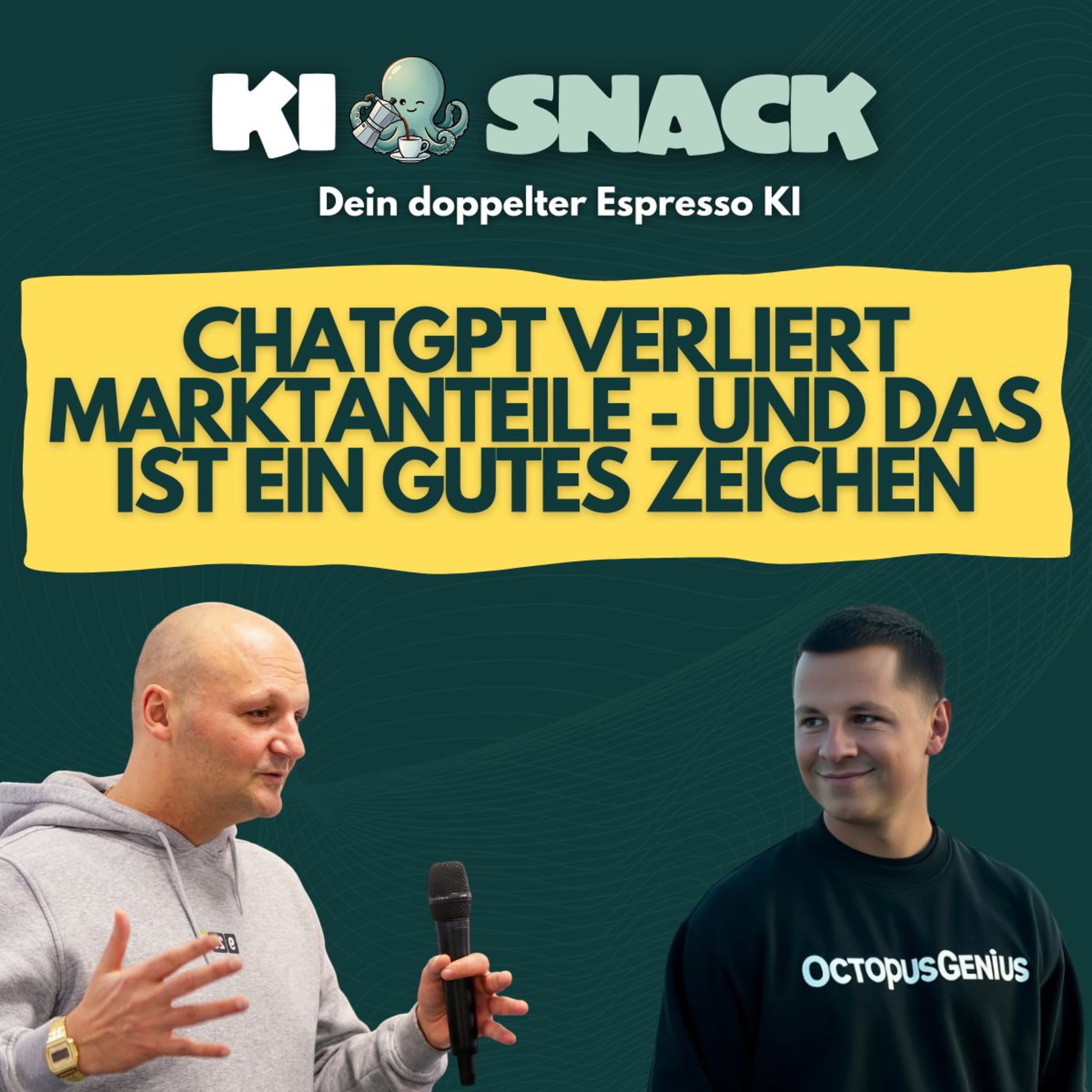 KI-Snack: ChatGPT verliert Marktanteile - und das ist ein gutes Zeichen