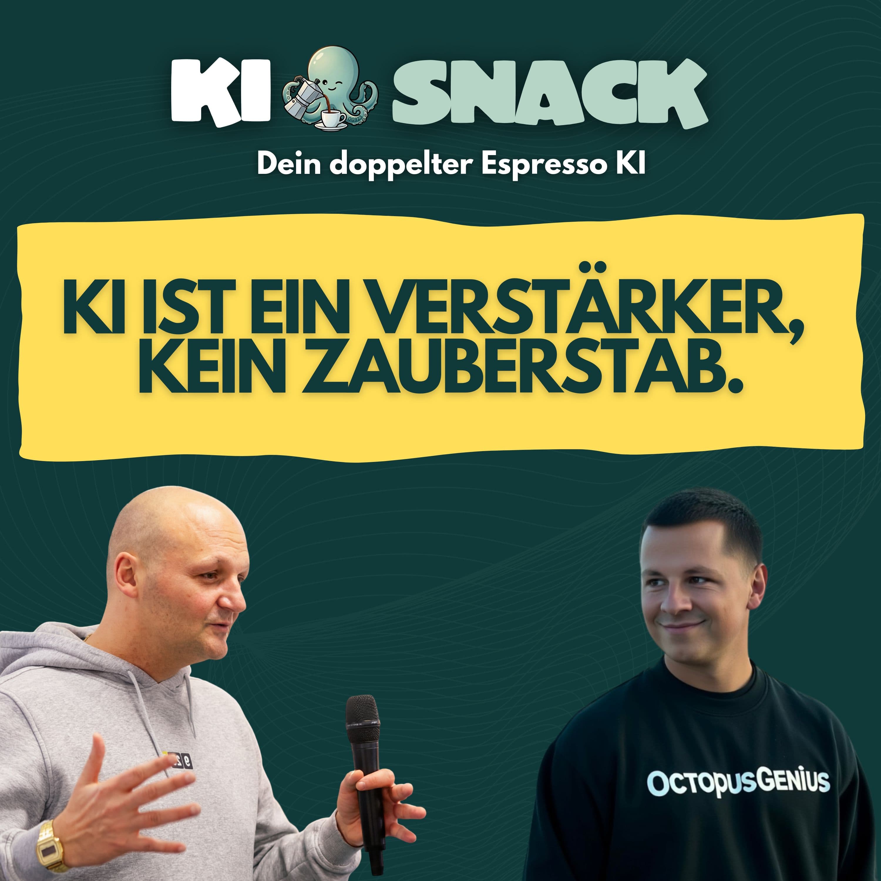 KI-Snack: KI ist ein Verstärker, kein Zauberstab.