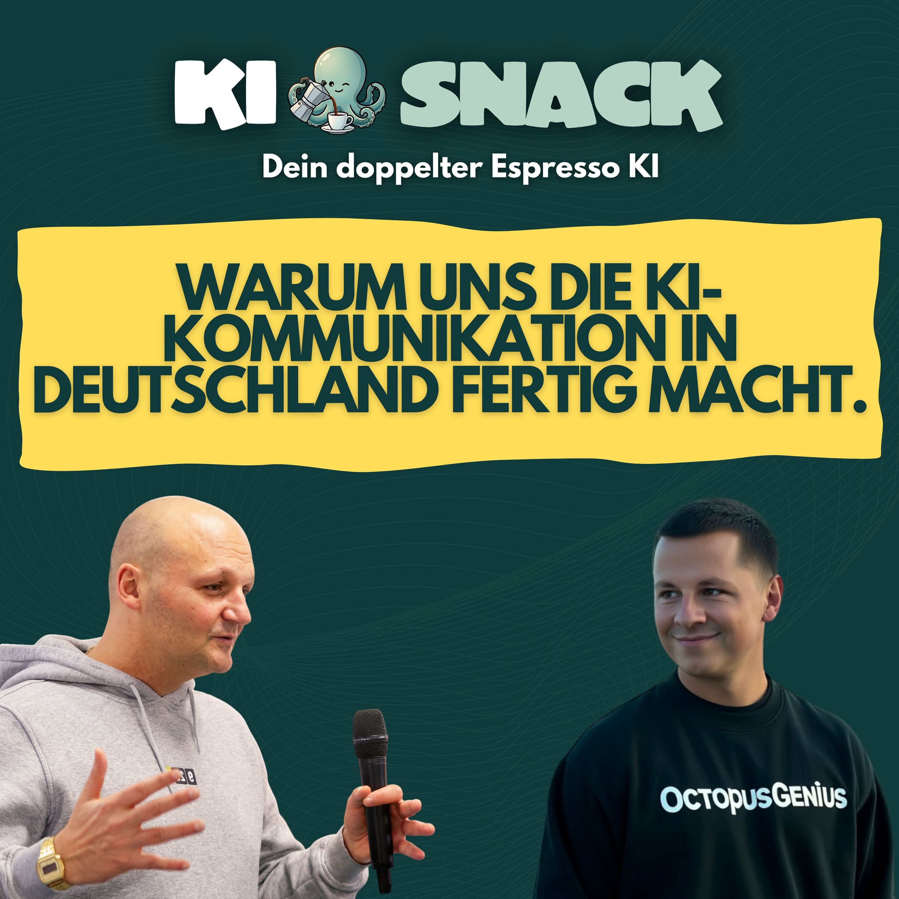 KI-Snack: Warum uns die KI-Kommunikation in Deutschland fertig macht.