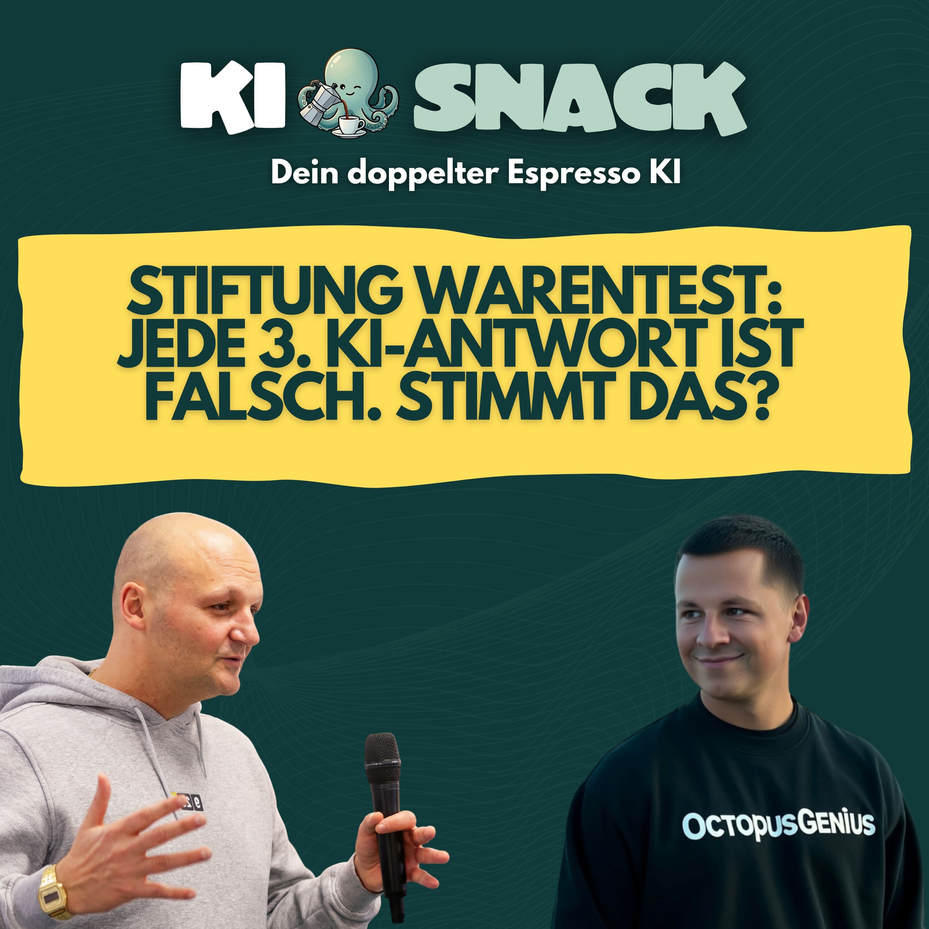 KI-Snack: Stiftung Warentest: Jede 3. KI-Antwort ist falsch. Stimmt das?