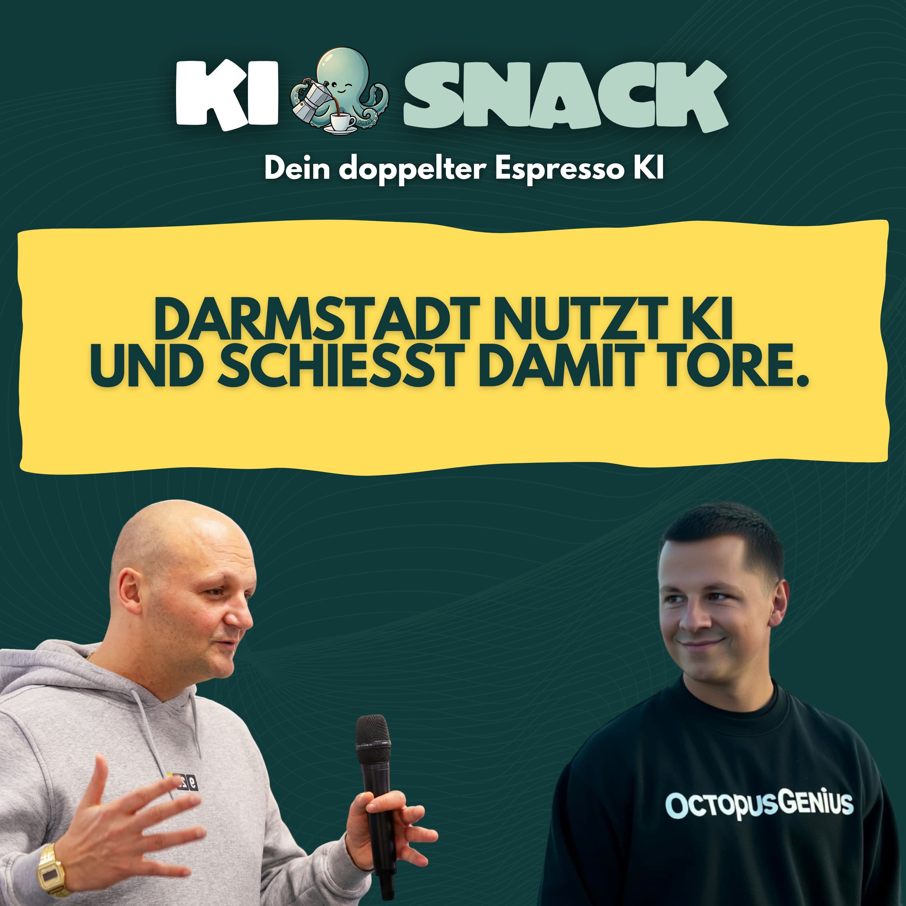 KI-Snack: Darmstadt nutzt KI. Und schießt damit Tore.