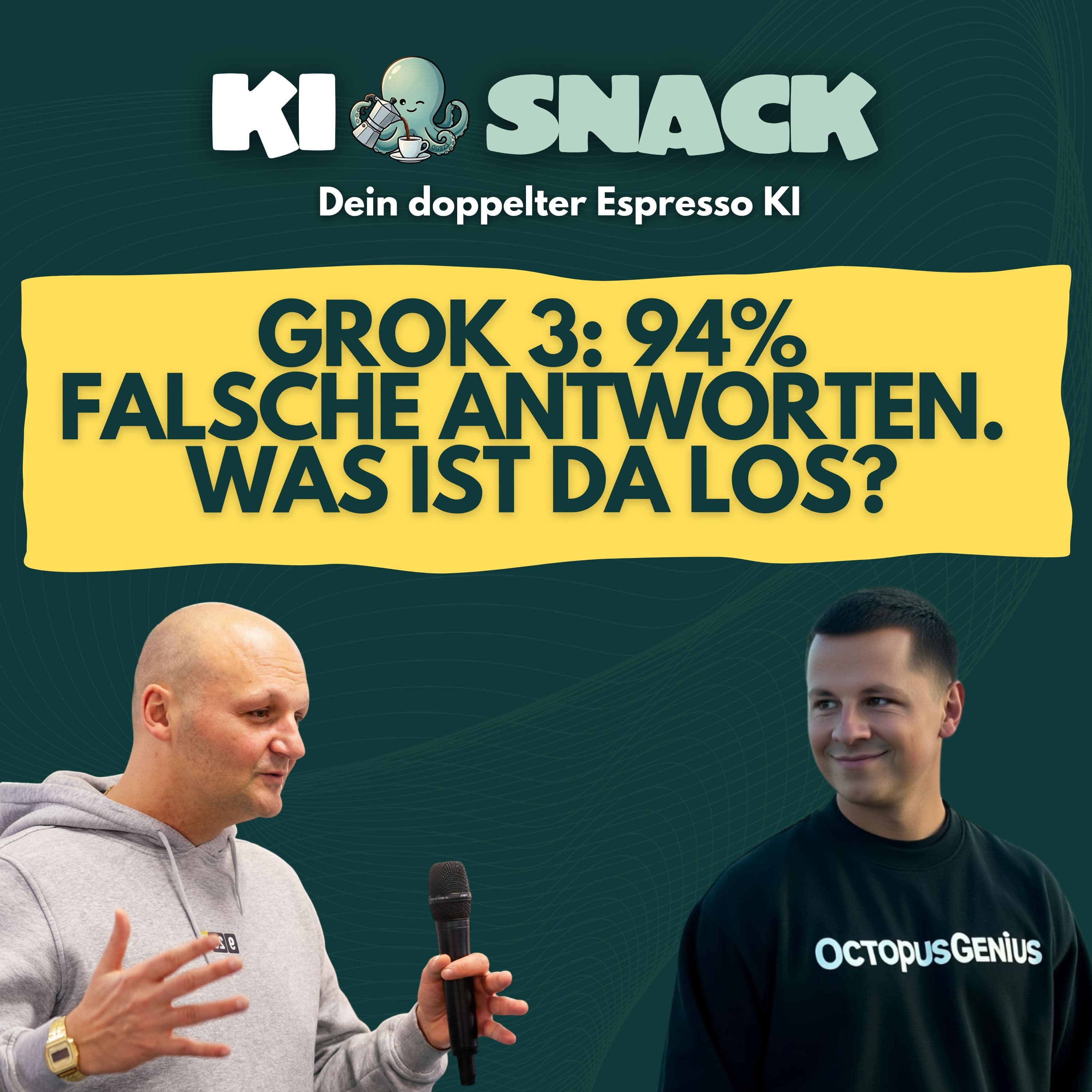 KI-Snack: GROK 3: 94% falsche Antworten. Was ist da los?