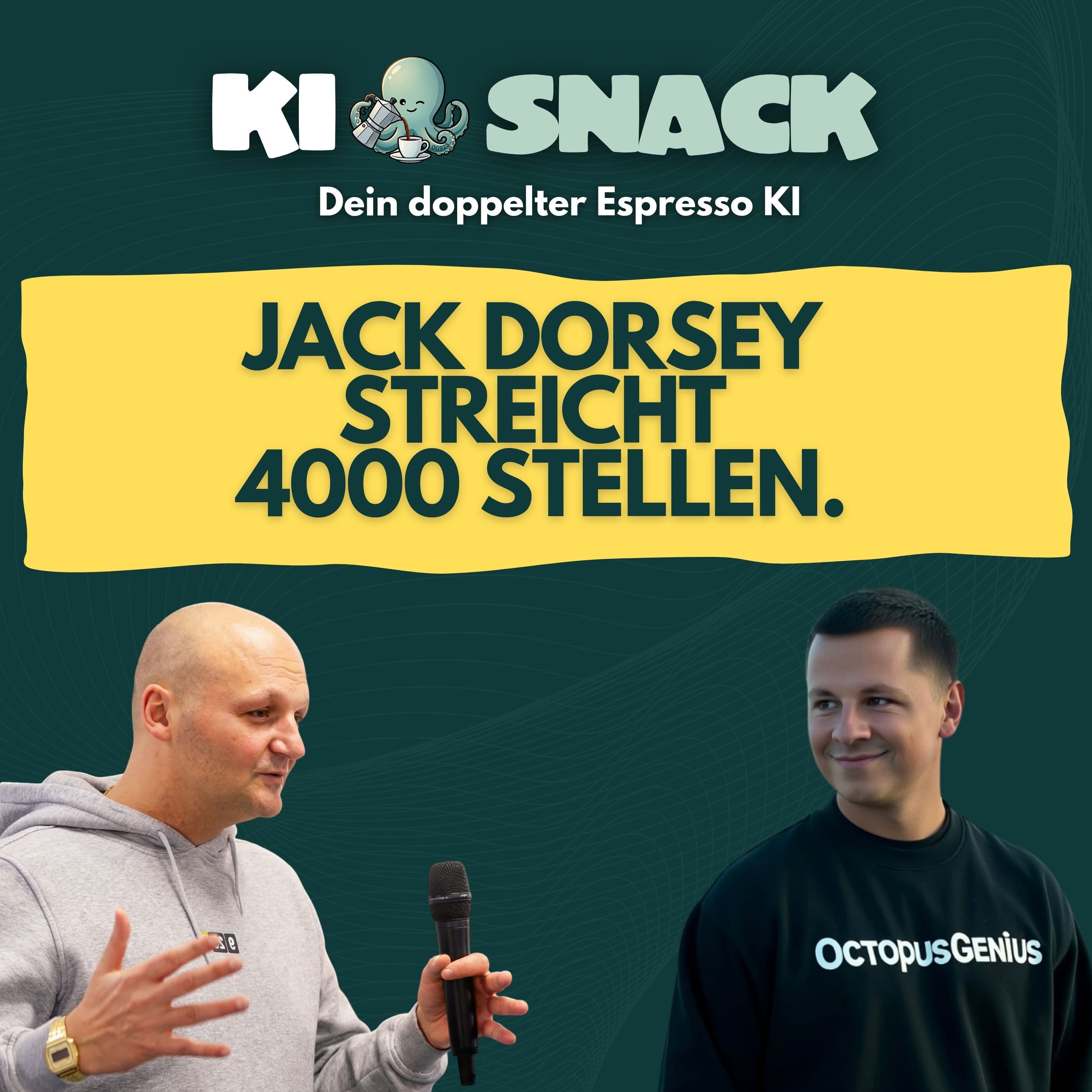 KI-Snack: Jack Dorsey streicht 4000 Stellen.