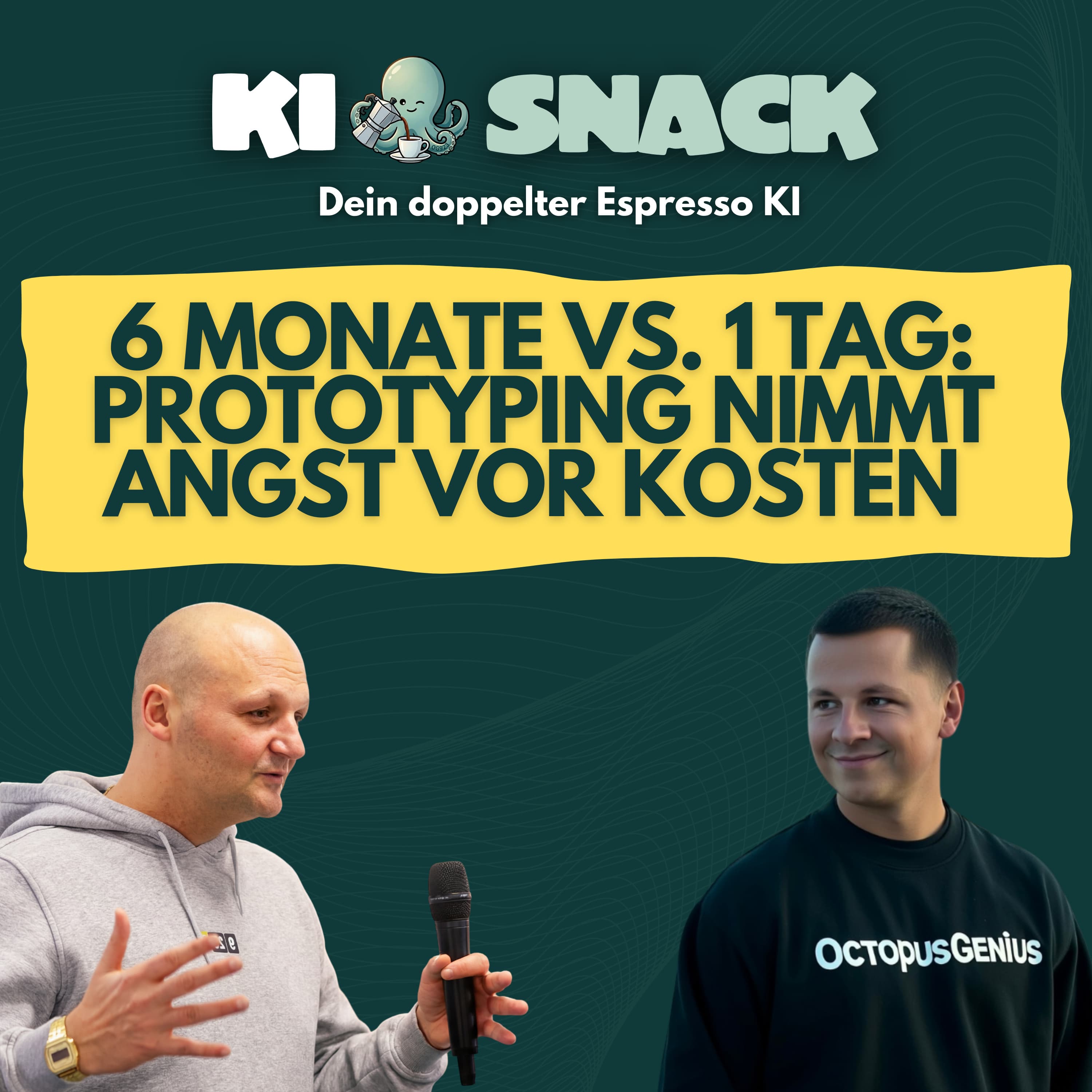 KI-Snack: 6 Monate vs. 1 Tag: Prototyping nimmt Angst vor Kosten