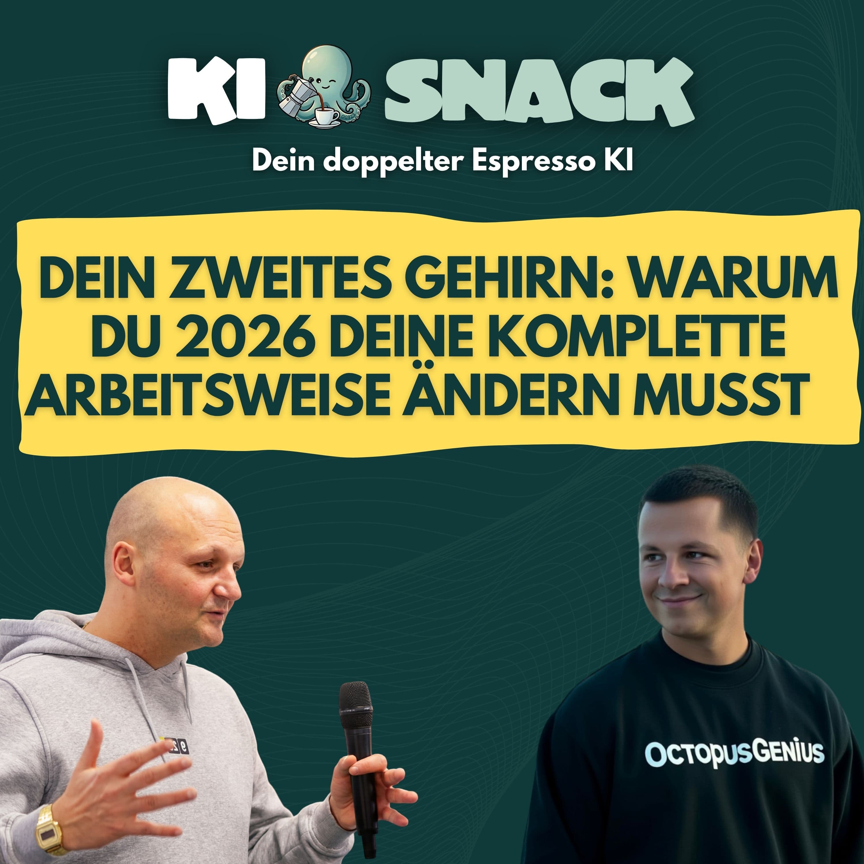 KI-Snack: Dein zweites Gehirn: Warum du 2026 deine komplette Arbeitsweise ändern musst