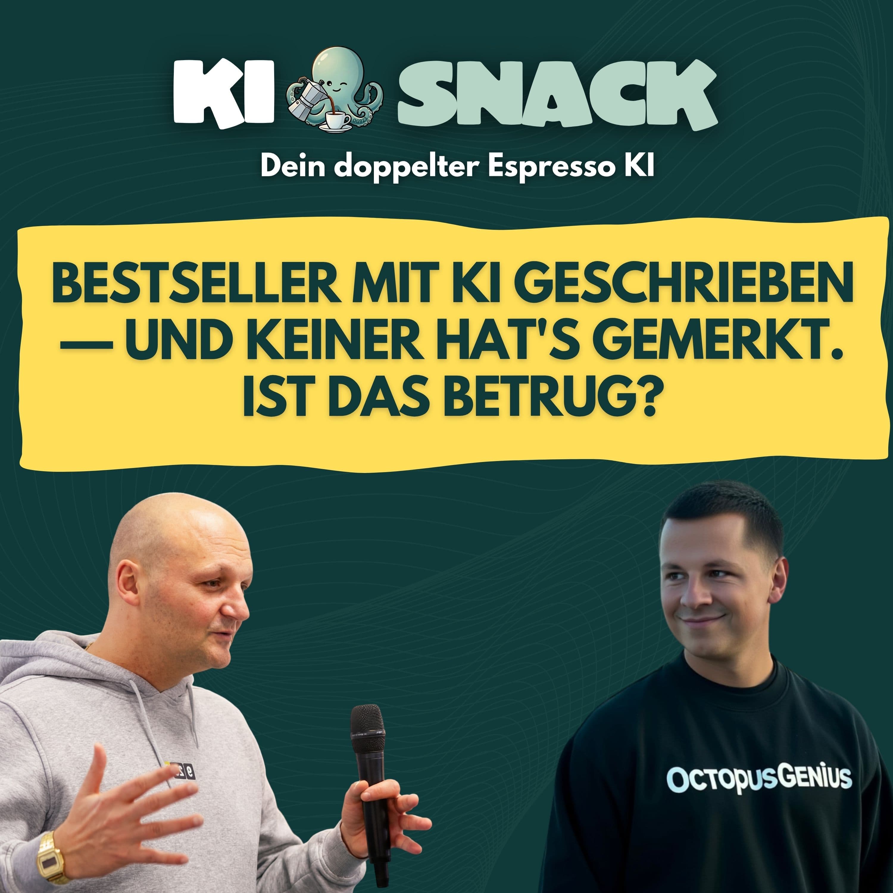 KI-Snack: Bestseller mit KI geschrieben — und keiner hat's gemerkt. Ist das Betrug?