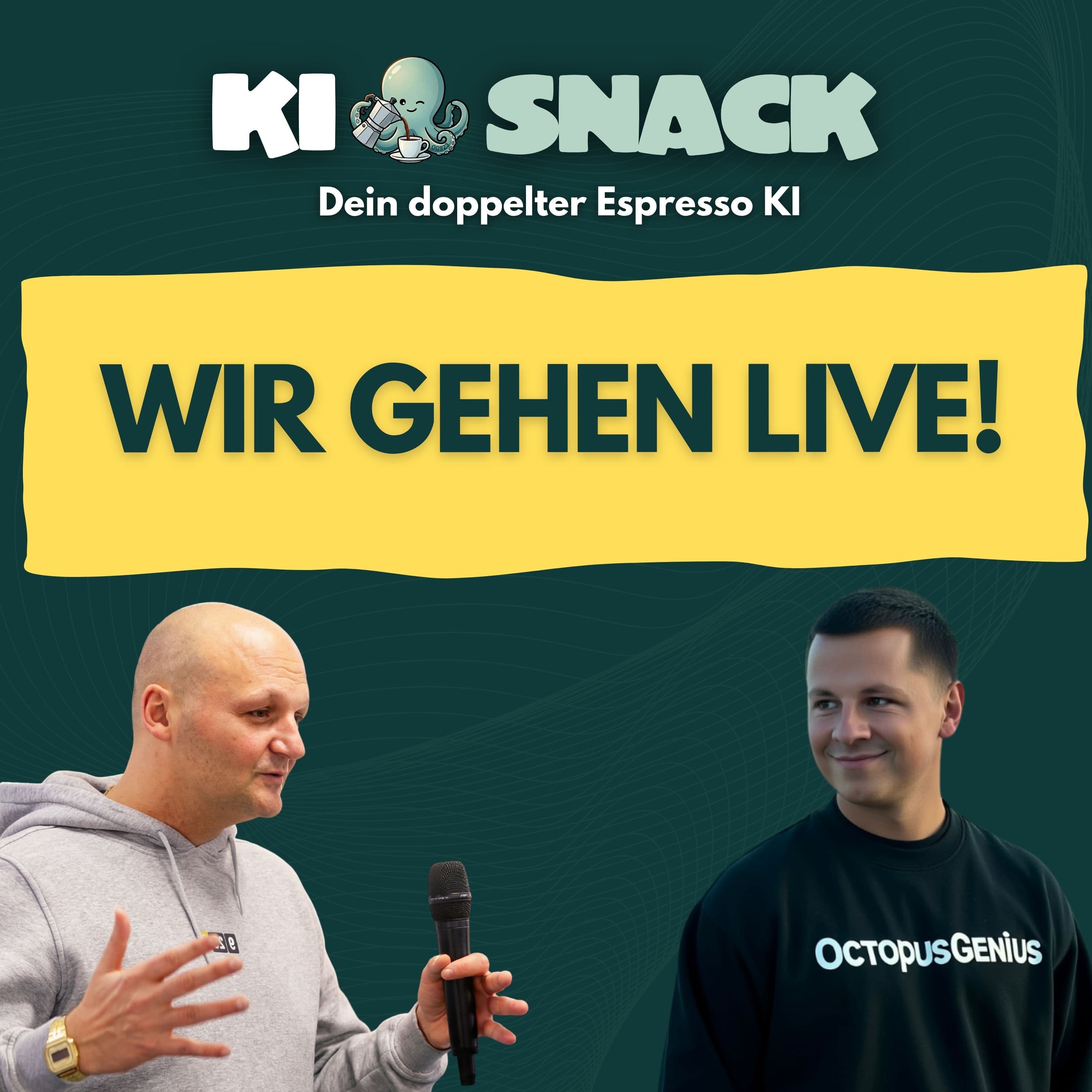 KI-Snack: Wir gehen live!