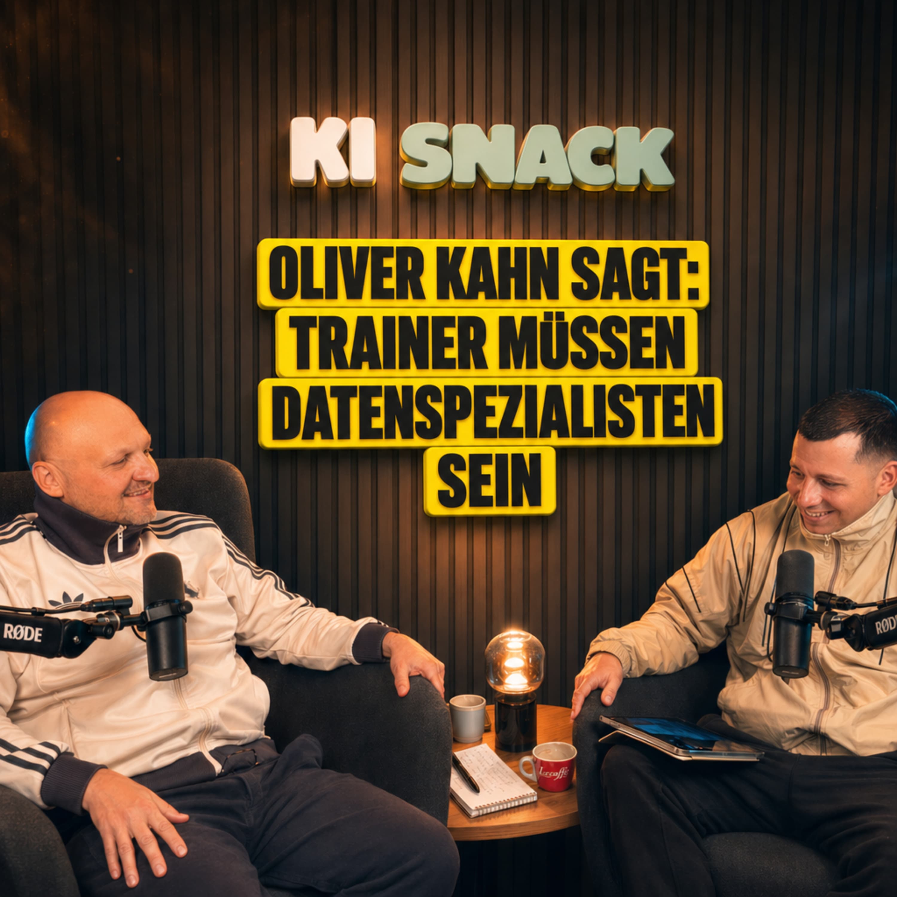 KI-Snack: Oliver Kahn sagt: Trainer müssen Datenspezialisten sein – gilt das auch für Geschäftsführer?
