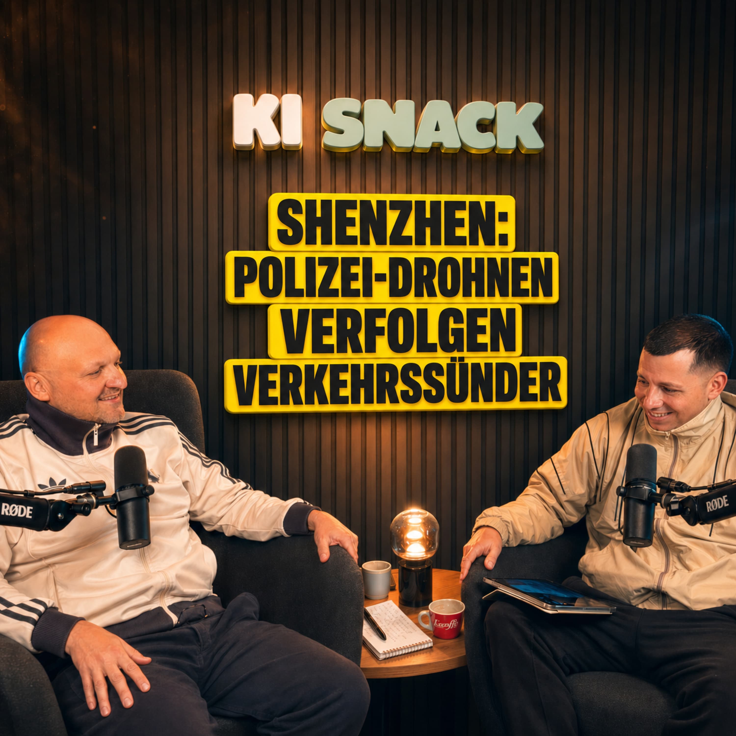 KI-Snack: Shenzhen: Polizei-Drohnen verfolgen Verkehrssünder
