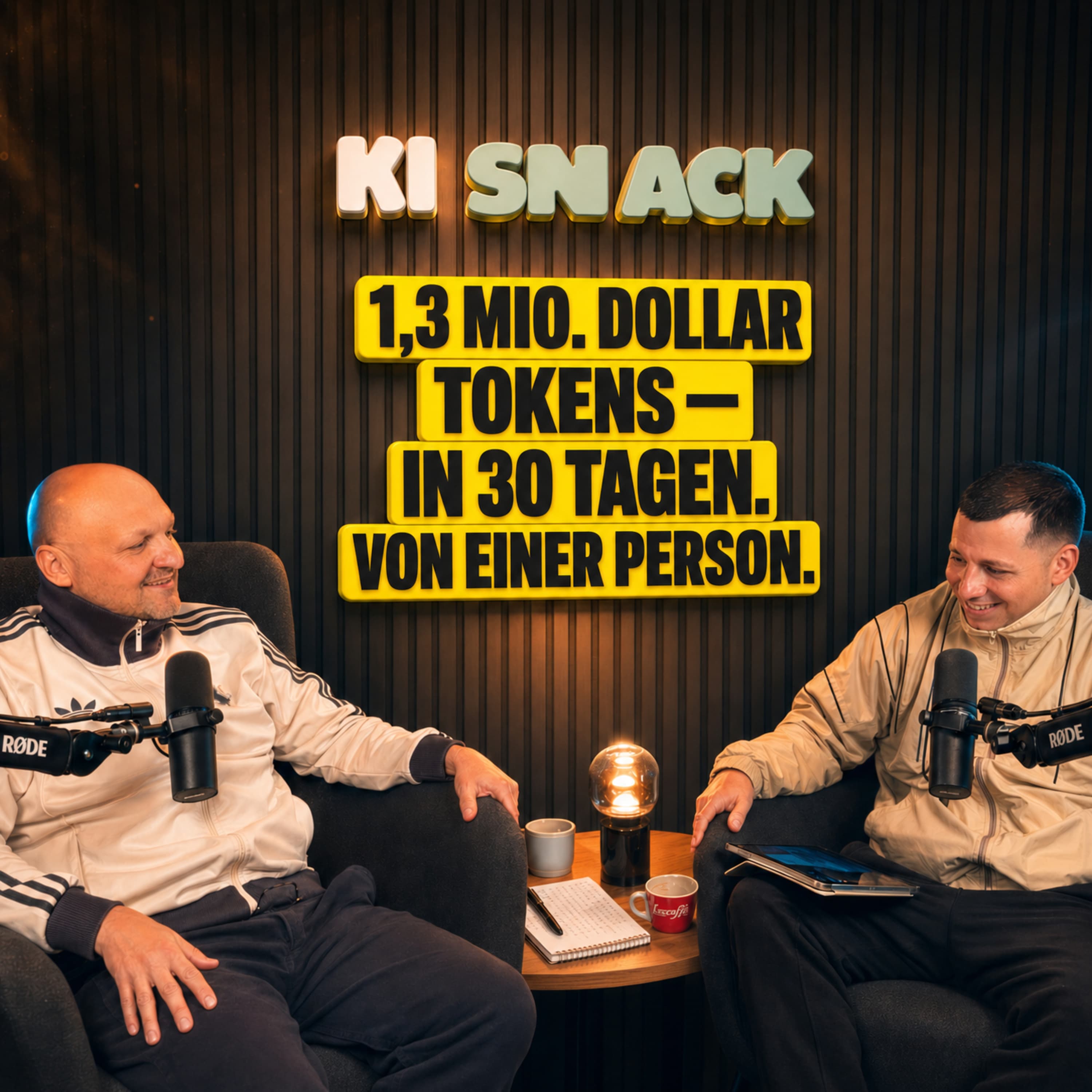 KI-Snack: 1,3 Mio. Dollar Tokens — in 30 Tagen. Von einer Person.