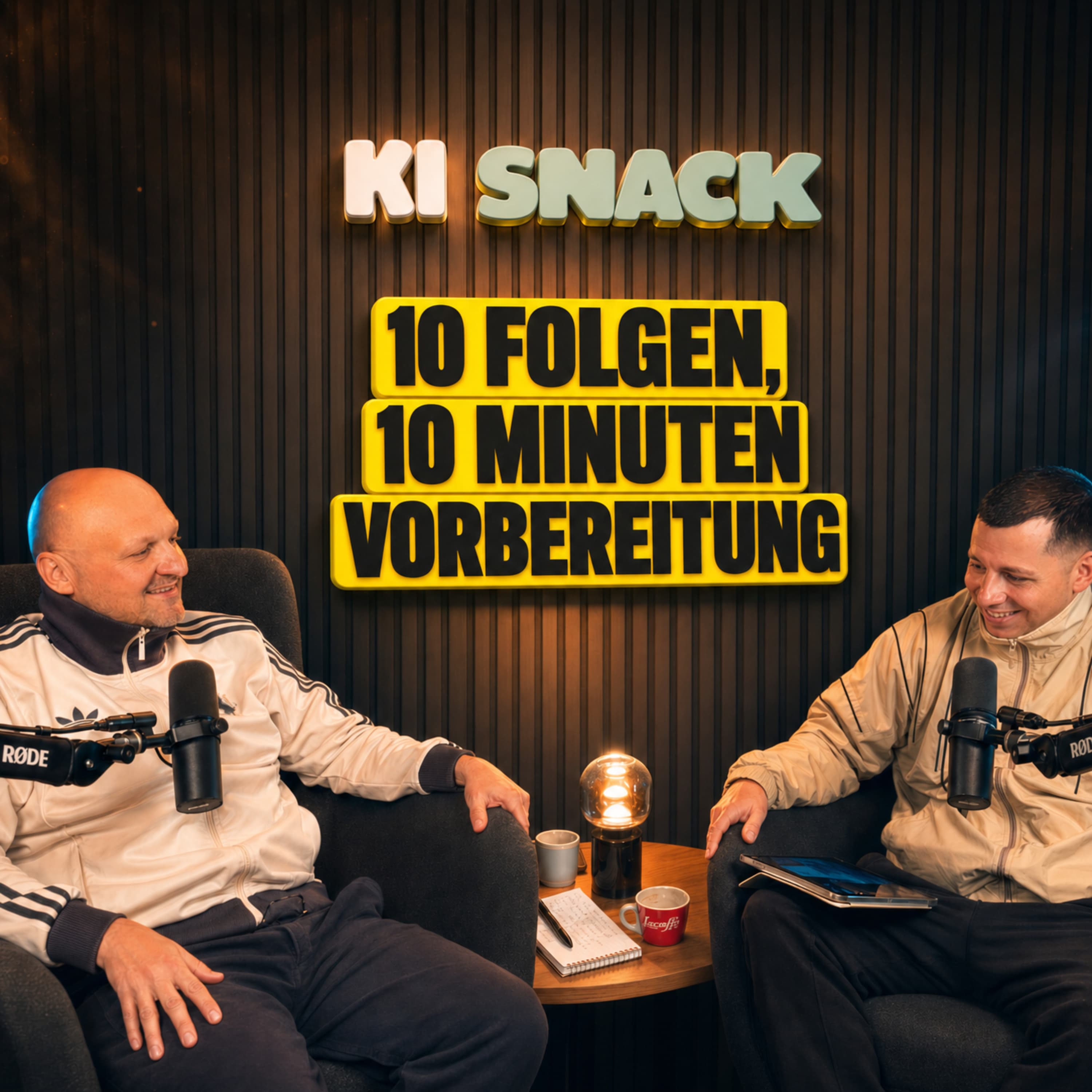 KI-Snack: 10 Podcast-Folgen in 10 Minuten mit Claude vorbereitet