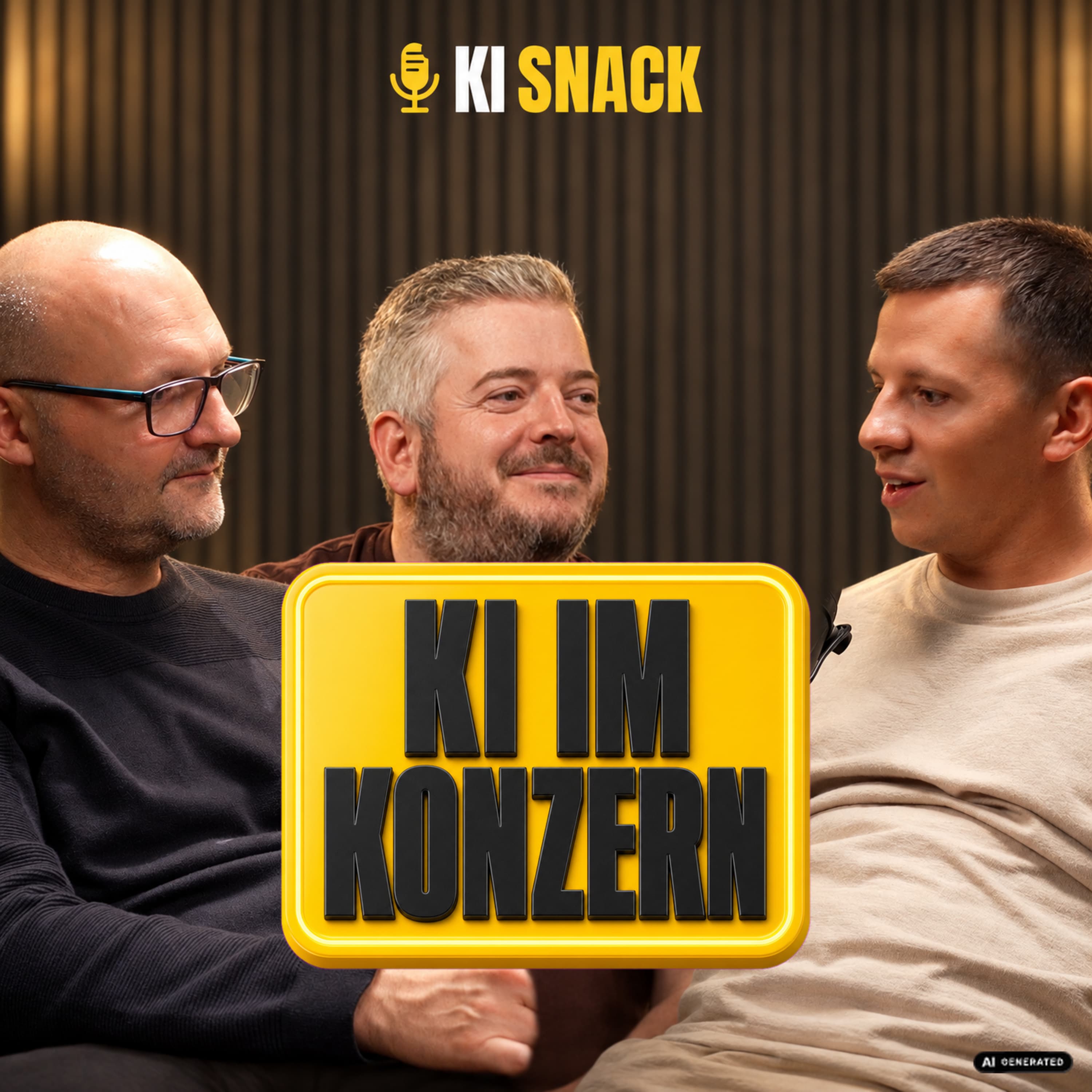 KI-Snack: KI im Konzern — „In drei bis fünf Jahren hast du mit deiner Expertise keinen Vorsprung mehr"